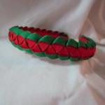 Woven Ribbon Holiday Headband For Girls