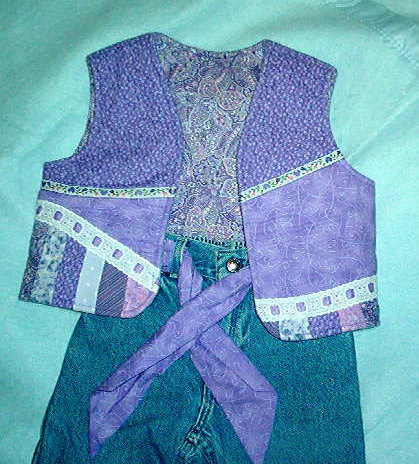 Girls Upstyled Jeans With Vest Size 4